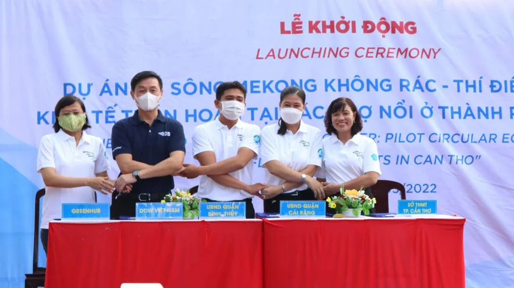 Khởi động dự án “Vì sông Mê Công không rác”