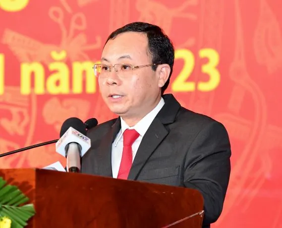 Phó Bí thư Thành ủy TPHCM Nguyễn Văn Hiếu phát biểu tại buổi họp mặt. Ảnh: VIỆT DŨNG Phó Bí thư Thành ủy TPHCM Nguyễn Văn Hiếu phát biểu tại buổi họp mặt. Ảnh: VIỆT DŨNG