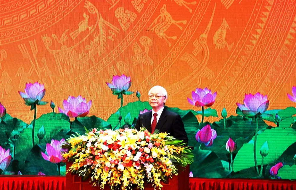 Mít tinh trọng thể kỷ niệm 100 năm Cách mạng Tháng Mười Nga ảnh 1 Mít tinh trọng thể kỷ niệm 100 năm Cách mạng Tháng Mười Nga ảnh 1