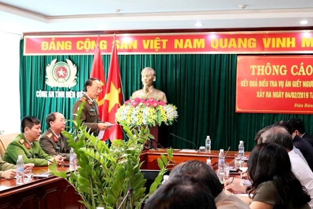 Thiếu tướng Sùng A Hồng thông tin về quá trình phá án