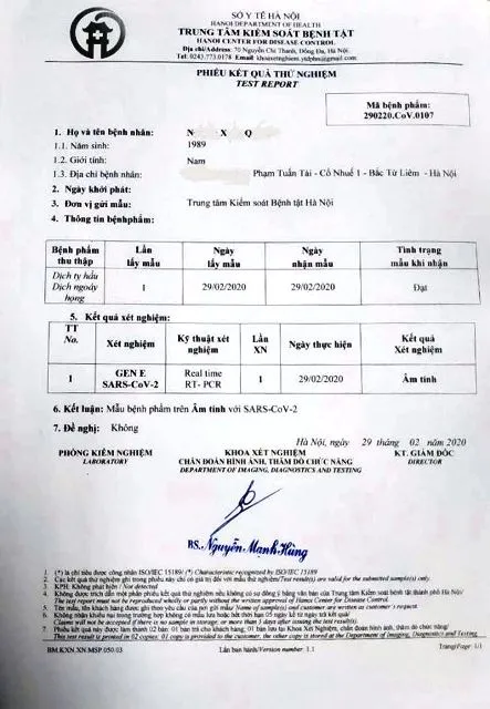 Người đàn ông tử vong bất thường ở Hà Nội không nhiễm Covid-19 ảnh 1 Người đàn ông tử vong bất thường ở Hà Nội không nhiễm Covid-19 ảnh 1
