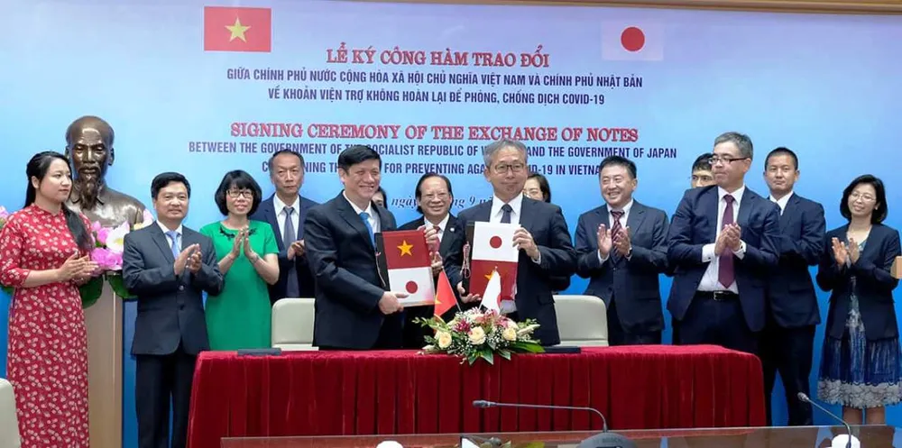 Nhật Bản viện trợ Việt Nam 2 tỷ Yên chống dịch Covid-19 ảnh 1 Nhật Bản viện trợ Việt Nam 2 tỷ Yên chống dịch Covid-19 ảnh 1
