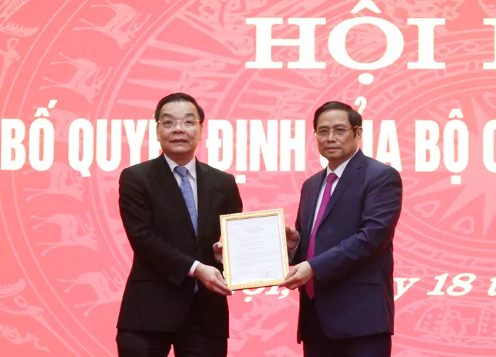 Điều động Bộ trưởng Chu Ngọc Anh làm Phó Bí thư Thành ủy Hà Nội ảnh 1 Điều động Bộ trưởng Chu Ngọc Anh làm Phó Bí thư Thành ủy Hà Nội ảnh 1