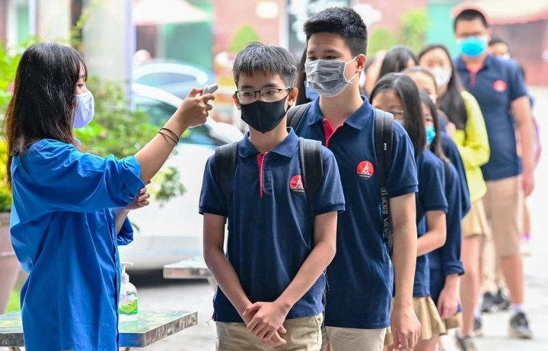 Học sinh Hà Nội trở lại trường ngày 2-3 ảnh 1 Học sinh Hà Nội trở lại trường ngày 2-3 ảnh 1