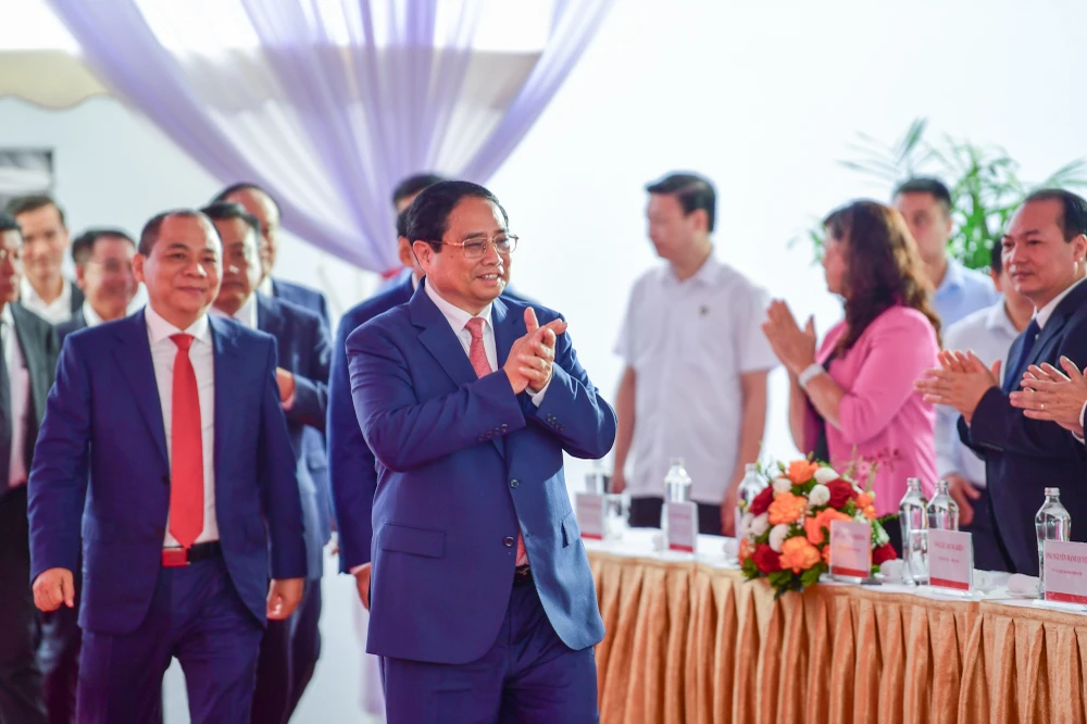 Thủ tướng dự lễ khởi công dự án Trung tâm Triển lãm quốc gia tại huyện Đông Anh, Hà Nội 2.jpg