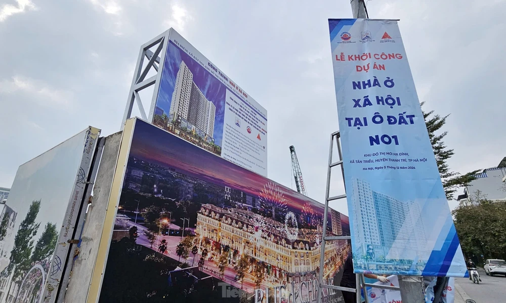 Một dự án nhà ở xã hội tại Hà Nội mới khởi công xây dựng nhưng môi giới đã mời chào suất mua nhà 2.jpg