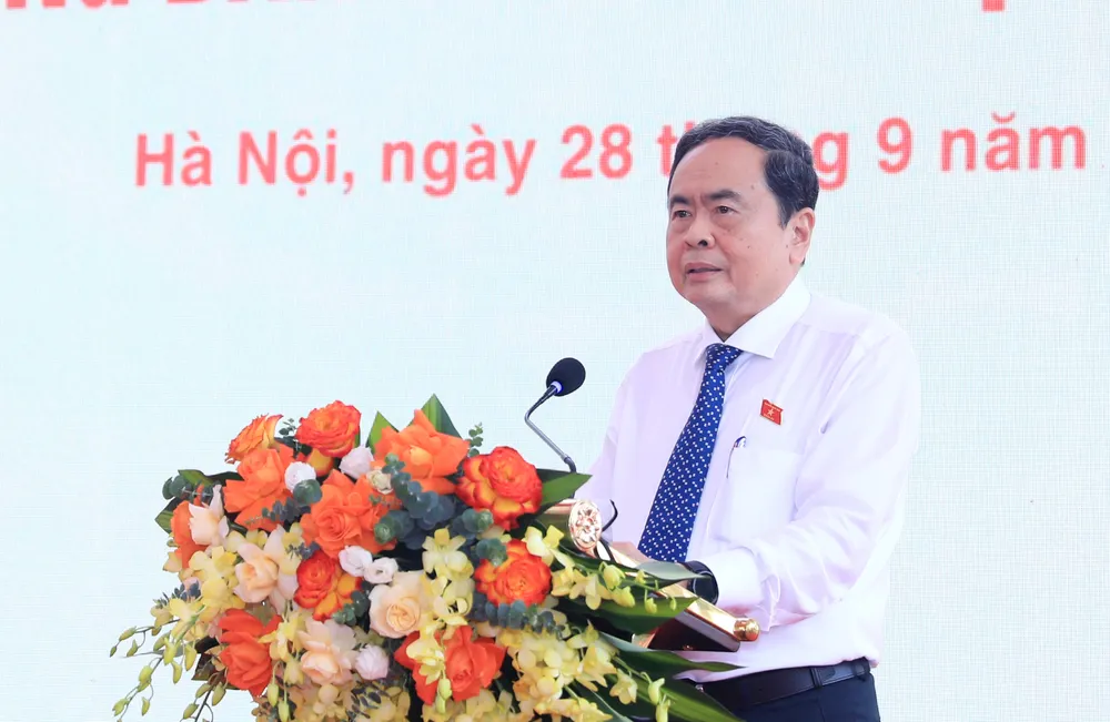 Chủ tịch Quốc hội Trần Thanh Mẫn phát biểu tại lễ khánh thành 2b5a0663-1759042429932305907605.jpg