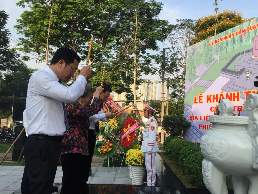 Di chuyển Bia liệt sĩ Tết Mậu Thân ở quận 4 vào công viên ảnh 3 Di chuyển Bia liệt sĩ Tết Mậu Thân ở quận 4 vào công viên ảnh 3