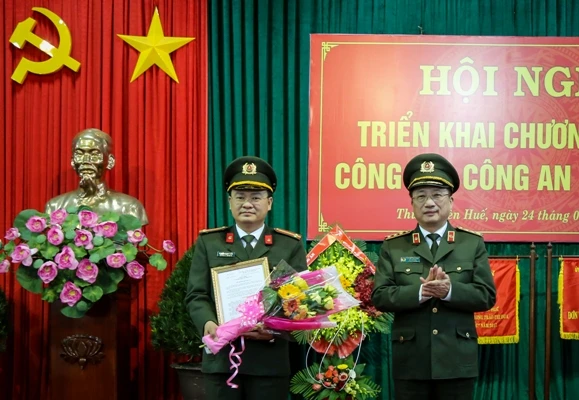 Trung tá Nguyễn Thanh Tuấn làm Phó Giám đốc Công an Thừa Thiên – Huế ảnh 1 Trung tá Nguyễn Thanh Tuấn làm Phó Giám đốc Công an Thừa Thiên – Huế ảnh 1