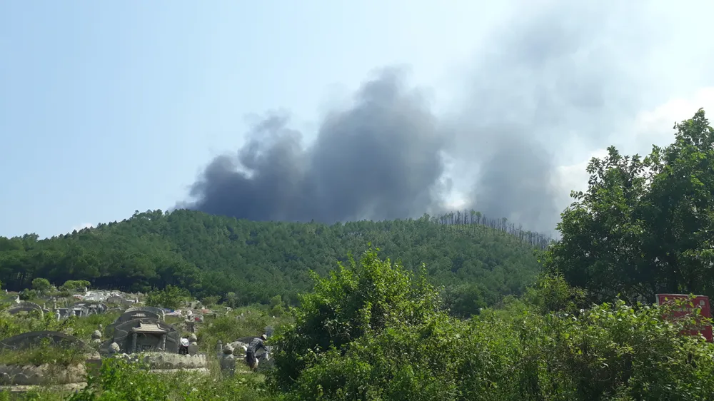 CLIP: Hiện trường vụ cháy nổ tại xưởng đan ở Huế ảnh 1