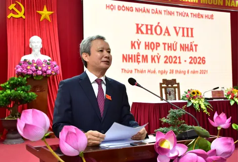 Ông Lê Trường Lưu tái đắc cử Chủ tịch HĐND tỉnh Thừa Thiên - Huế khóa VIII nhiệm kỳ 2021 - 2026 ảnh 1