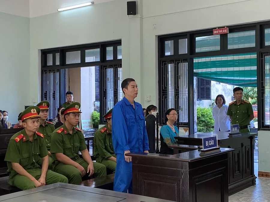 Ngô Văn Quốc tại phiên tòa Ngô Văn Quốc tại phiên tòa