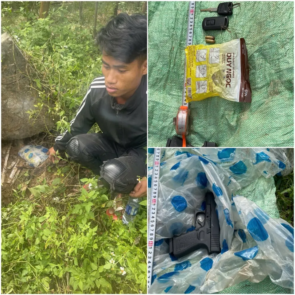 Đối tượng gây án cùng tang vật z6949694255136_ba261e33b59a053d0045bf1db7f7ae36.jpg