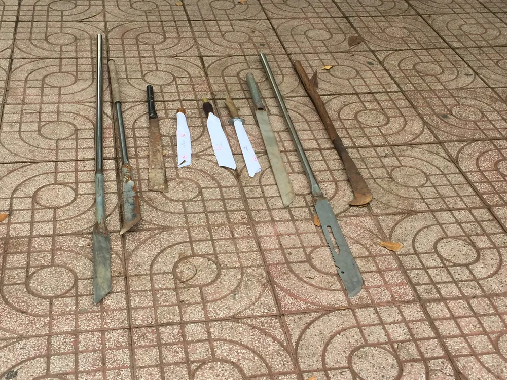  Ngăn chặn kịp thời nhóm thanh thiếu niên chuẩn bị hỗn chiến  ảnh 2