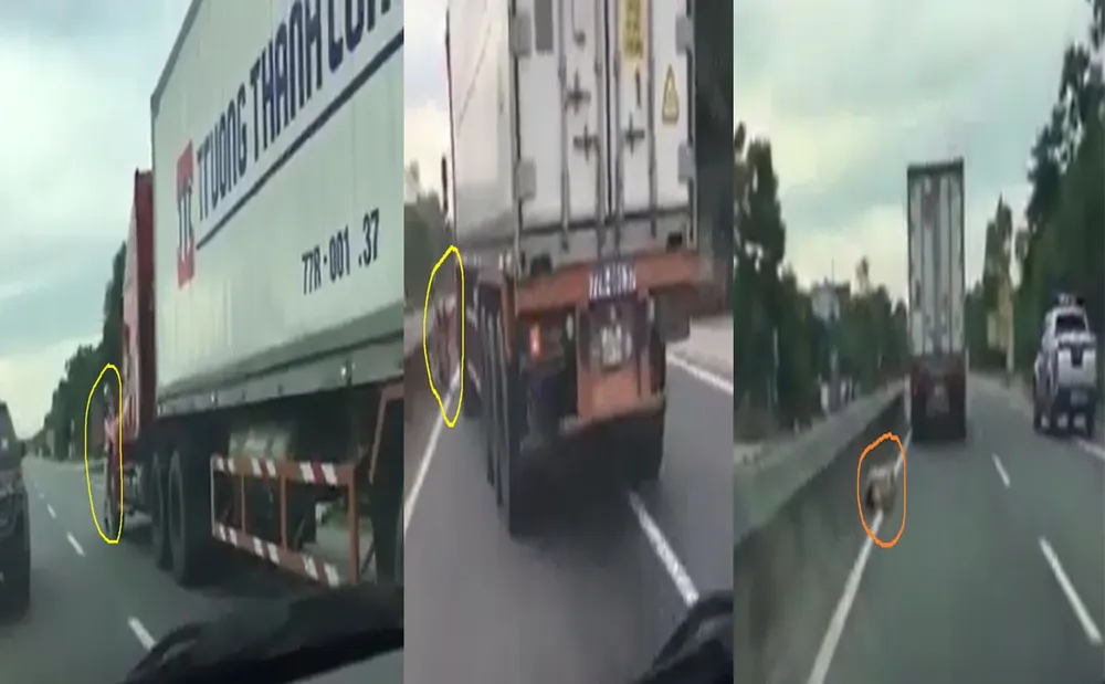 Khởi tố vụ án hình sự tài xế xe container hất thượng úy công an xuống đường ảnh 2