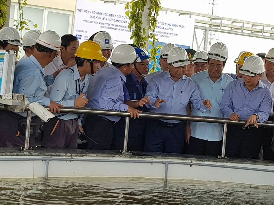 Thủ tướng Chính phủ kiểm tra công tác đảm bảo môi trường tại Formosa Hà Tĩnh ảnh 8