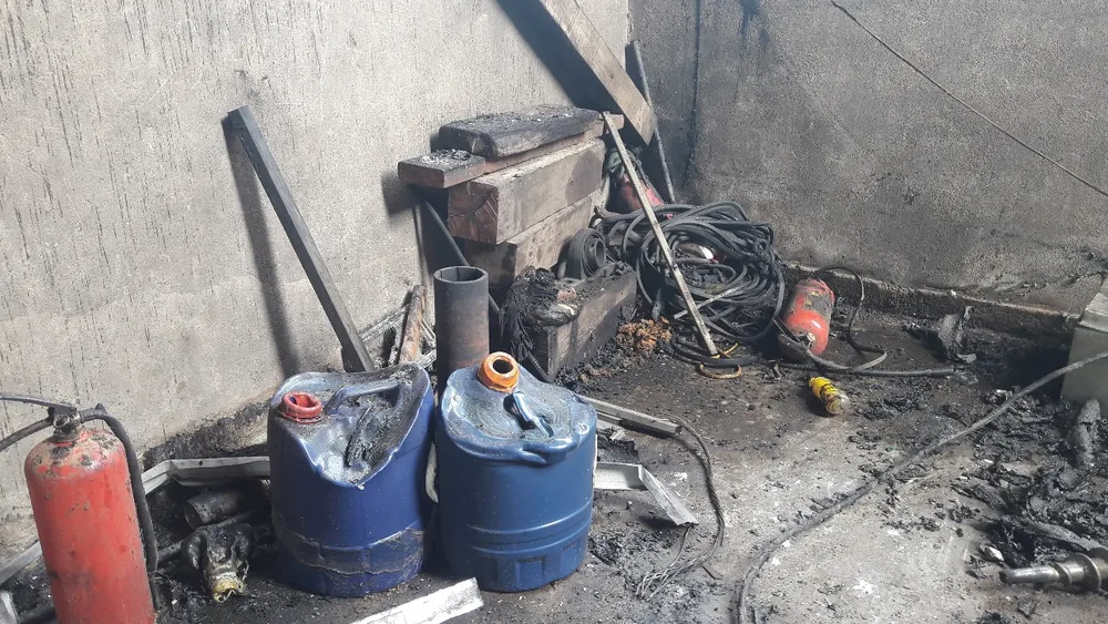 Cháy xưởng ép vỏ trấu nhiên liệu  ảnh 6