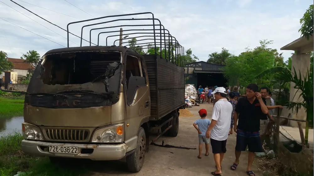 Cháy xưởng ép vỏ trấu nhiên liệu  ảnh 2