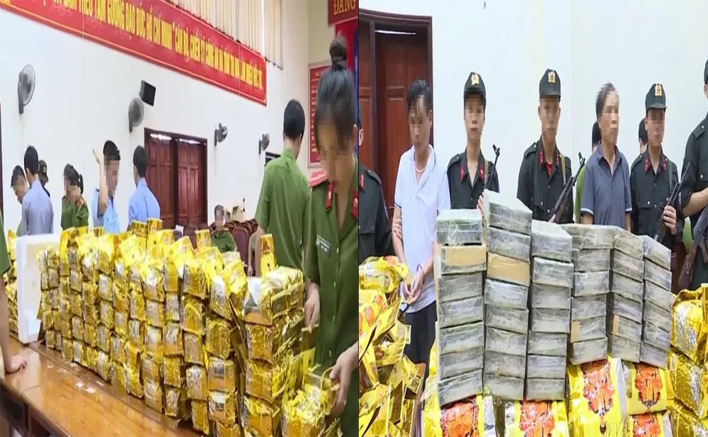 Khởi tố đối tượng liên quan trong đường dây vận chuyển 640kg ma túy đá và 100 bánh heroin ảnh 1