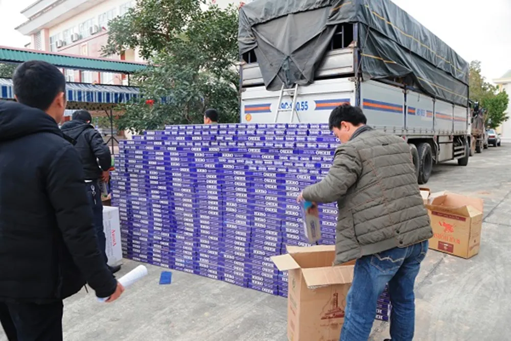 Bắt giữ vụ vận chuyển 10.000 bao thuốc lá lậu ảnh 3 Bắt giữ vụ vận chuyển 10.000 bao thuốc lá lậu ảnh 3
