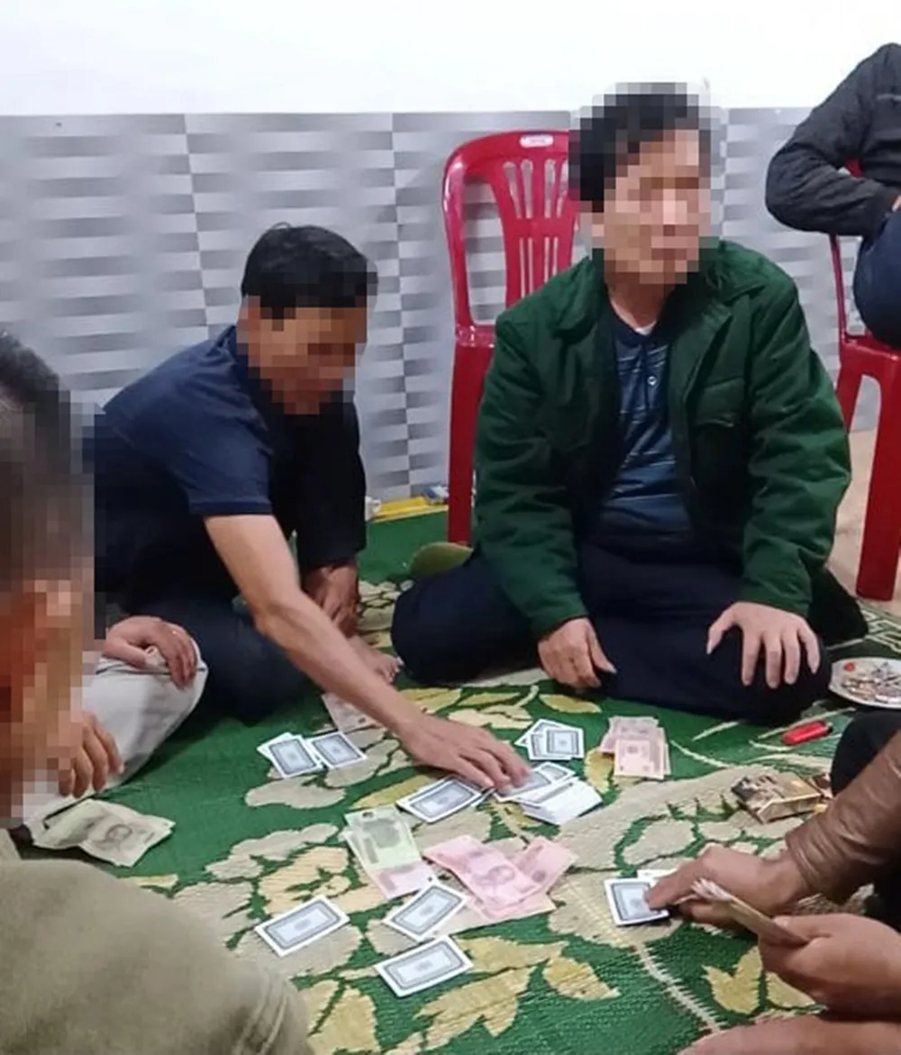 Hình ảnh nơi diễn ra vụ việc ông Phạm Đại Dũng tham gia đánh bài