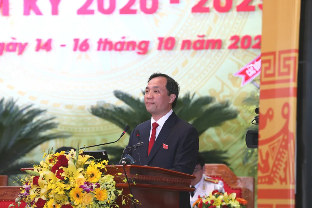 Khai mạc Đại hội đại biểu Đảng bộ tỉnh Hà Tĩnh lần thứ XIX ảnh 3 Khai mạc Đại hội đại biểu Đảng bộ tỉnh Hà Tĩnh lần thứ XIX ảnh 3