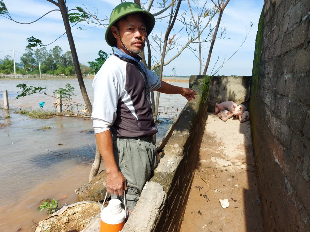 Nước mắt người dân vùng tâm lũ ở Hà Tĩnh ảnh 6