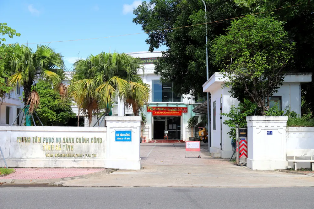 Trung tâm Phục vụ hành chính công tỉnh Hà Tĩnh