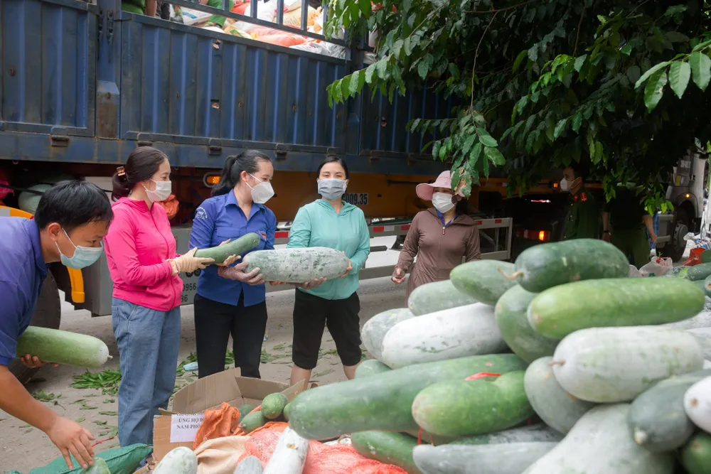 Người dân miền núi Hà Tĩnh tiếp tục quyên góp gần 120 tấn hàng hóa ủng hộ TPHCM và các tỉnh phía Nam ảnh 8