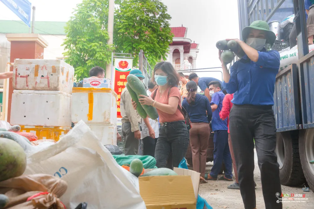 Người dân miền núi Hà Tĩnh tiếp tục quyên góp gần 120 tấn hàng hóa ủng hộ TPHCM và các tỉnh phía Nam ảnh 11