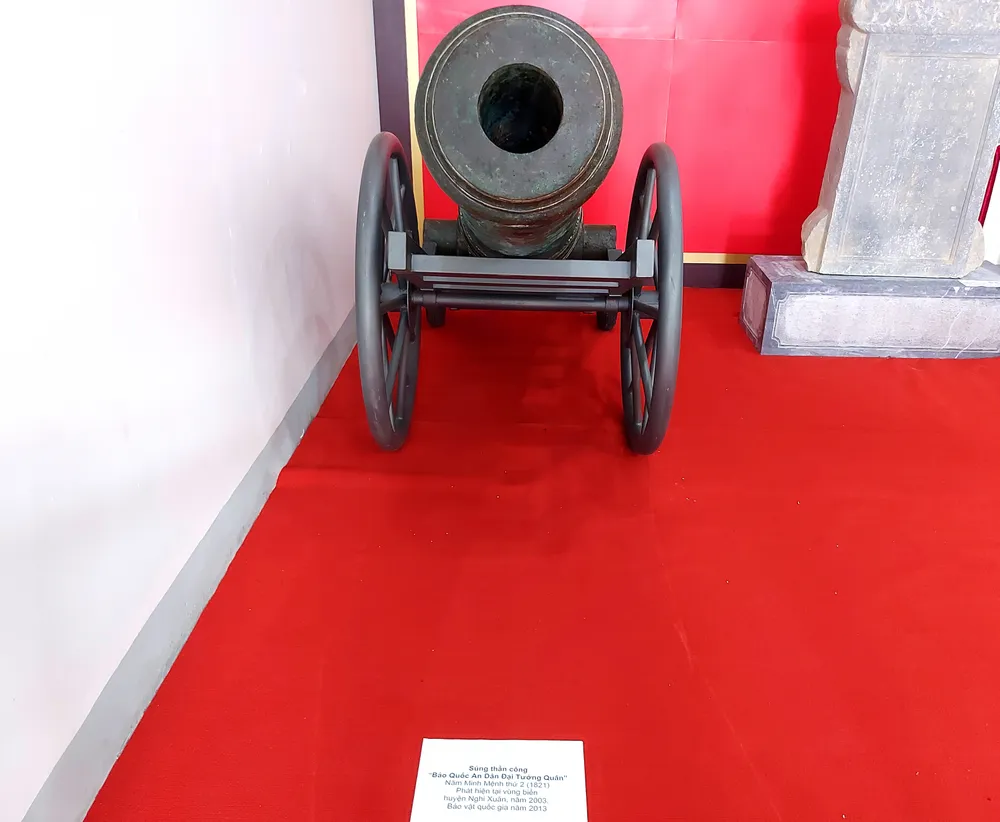 Hà Tĩnh: Bảo quản, phát huy giá trị bảo vật quốc gia súng thần công và bia Sùng Chỉ ảnh 1 Hà Tĩnh: Bảo quản, phát huy giá trị bảo vật quốc gia súng thần công và bia Sùng Chỉ ảnh 1