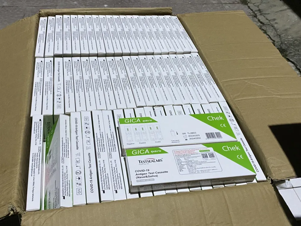 Hà Tĩnh: Thu giữ 3.400 kit test nhanh Covid-19 không rõ nguồn gốc ảnh 1 Hà Tĩnh: Thu giữ 3.400 kit test nhanh Covid-19 không rõ nguồn gốc ảnh 1