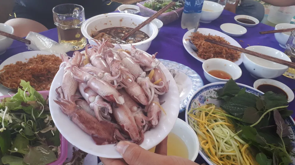 Hà Tĩnh: Mực nhảy Vũng Áng hấp dẫn du khách ảnh 20 Hà Tĩnh: Mực nhảy Vũng Áng hấp dẫn du khách ảnh 20