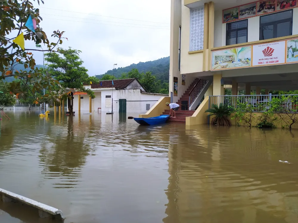 Hà Tĩnh cấm phương tiện qua Quốc lộ 1 ở xã Xuân Lam  ảnh 13