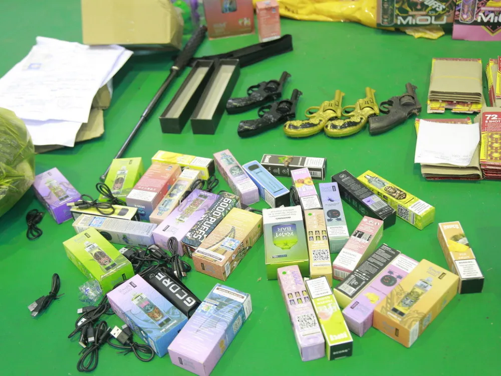 Các tang vật thu giữ. Ảnh: Công an Hà Tĩnh