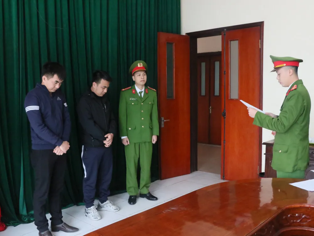 Công an Hà Tĩnh khởi tố vụ án, khởi tố bị can Đào Xuân Đỉnh và Nguyễn Đức Quảng Công an Hà Tĩnh khởi tố vụ án, khởi tố bị can Đào Xuân Đỉnh và Nguyễn Đức Quảng