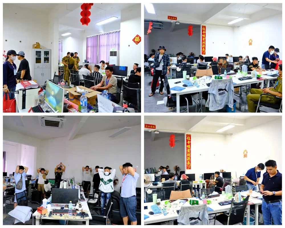 Văn phòng làm việc, nơi các đối tượng thực hiện lừa đảo a1.jpg.png