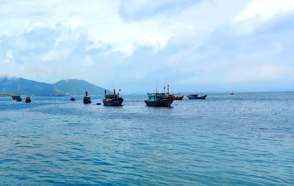 Một góc vùng biển Vũng Áng ở tỉnh Hà Tĩnh