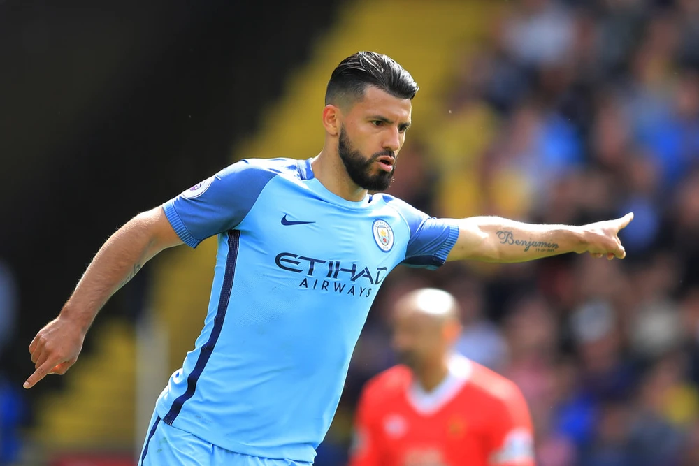 Sergio Aguero đang đạt hiệu suất ghi bàn tuyệt hảo. Ảnh: Getty Images