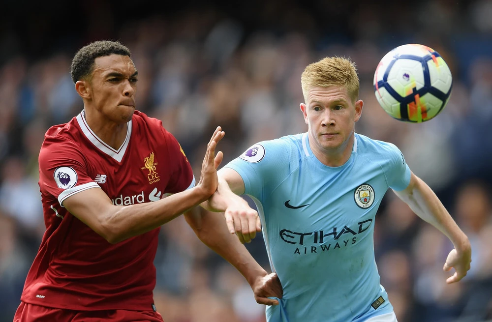 Kevin De Bruyne (phải) là một trong những cầu thủ hay nhất của Man.City. Ảnh: Getty Images