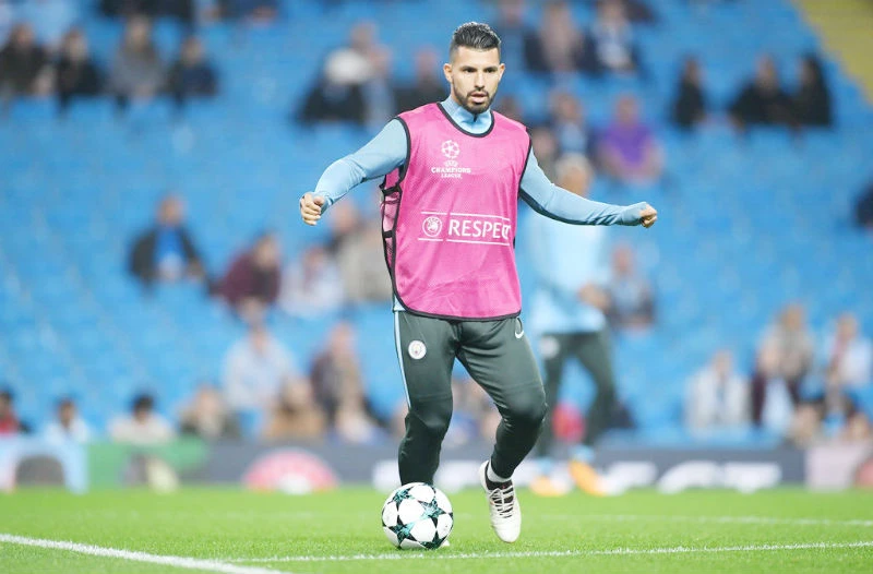 Sergio Aguero gặp rắc rối chỉ 2 ngày sau trận Champions League thất vọng. Ảnh: Getty Images