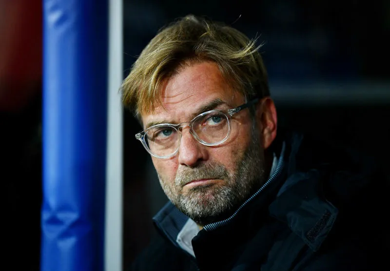 HLV Jurgen Klopp bất lực chứng kiến Liverpool tiếp tục mất điểm. Ảnh: Getty Images
