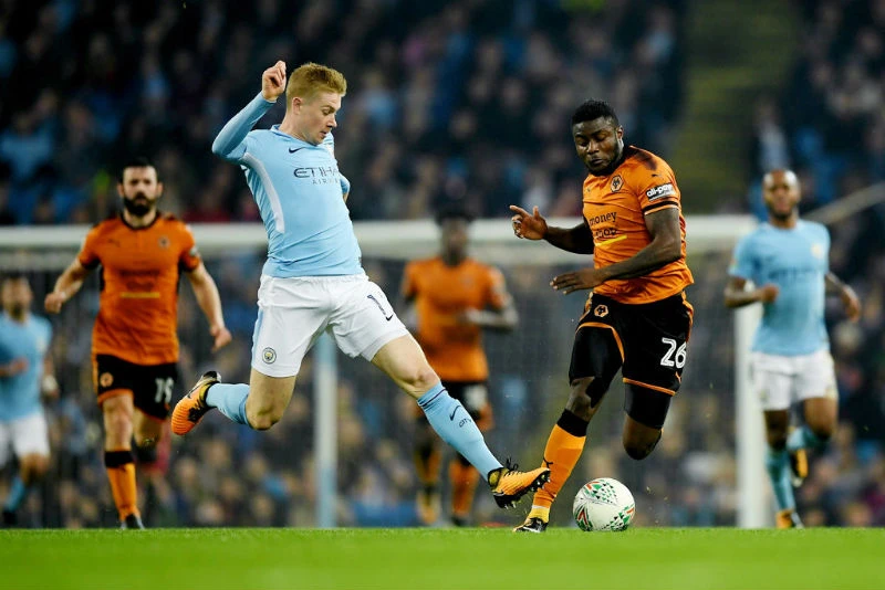 Kevin de Bruyne (phải) đang đóng vai trò rất quan trọng tại Man.City. Ảnh: Getty Images