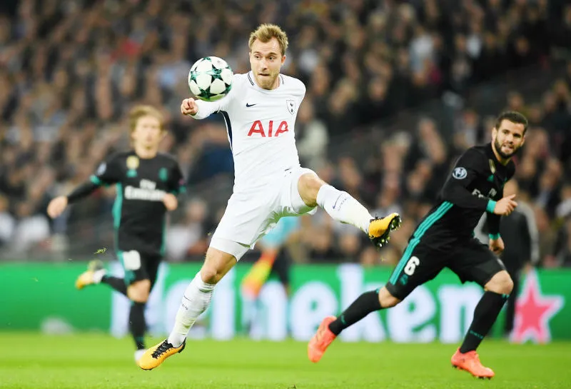 Christian Eriksen đang vươn tầm đẳng cấp siêu sao. Ảnh: Getty Images