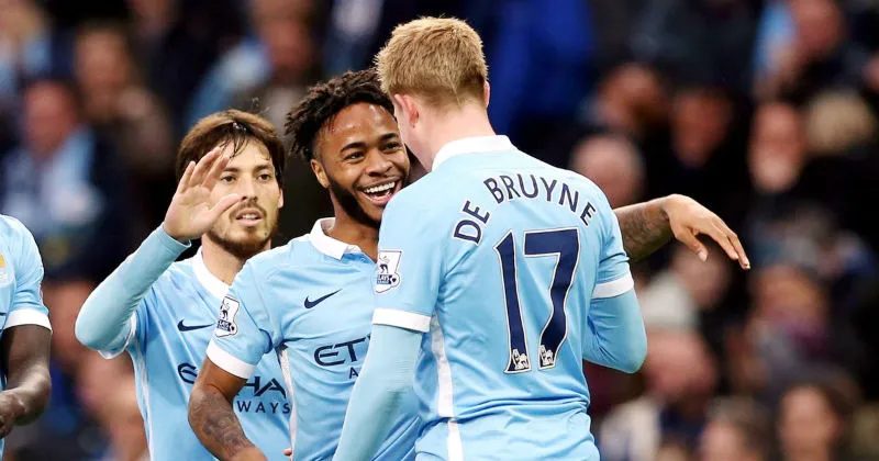 Sau David Silva (trái), thì Raheem Sterling và Kevin de Bruyne sẽ là ưu tiên gia hạn. Ảnh: Getty Images