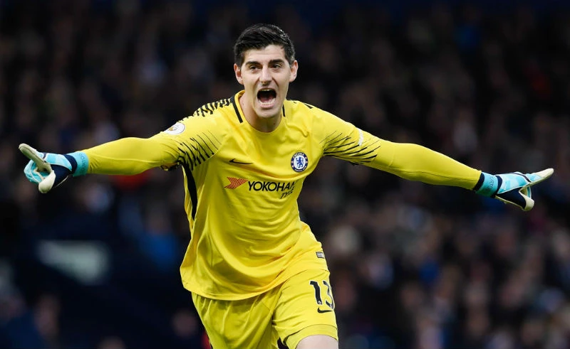 Thủ thành Thibaut Courtois đã nhiều lần tỏ rõ ý định muốn đến Real. Ảnh: Getty Images 