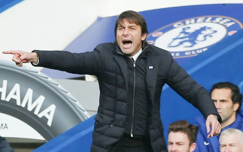 HLV Antonio Conte rất tự tin vào năng lực của Chelsea. Ảnh: Getty Images