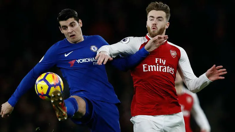 Alvaro Morata (trái) là nguyên nhân khiến Chelsea phải chấp nhận kết quả hòa. Ảnh: Getty Images