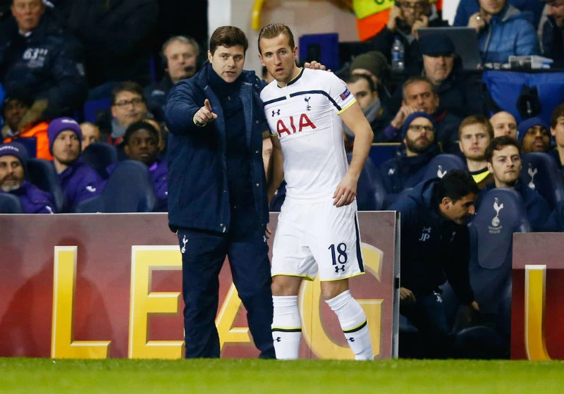 HLV Mauricio Pochettino chắc chắn không muốn mất “báu vật” Harry Kane. Ảnh: Getty Images 