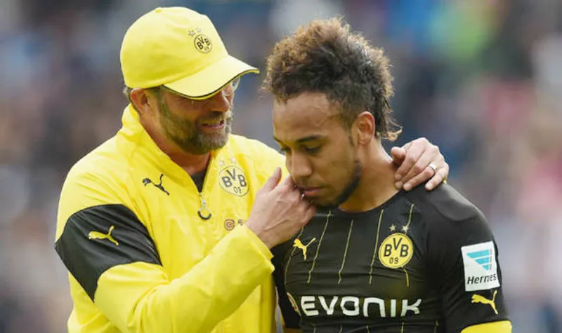 Giúp Dortmund, phải chăng Jurgen Klopp đang muốn đoàn tụ với cậu học trò Pierre-Emerick Aubameyang. Ảnh: Getty Images